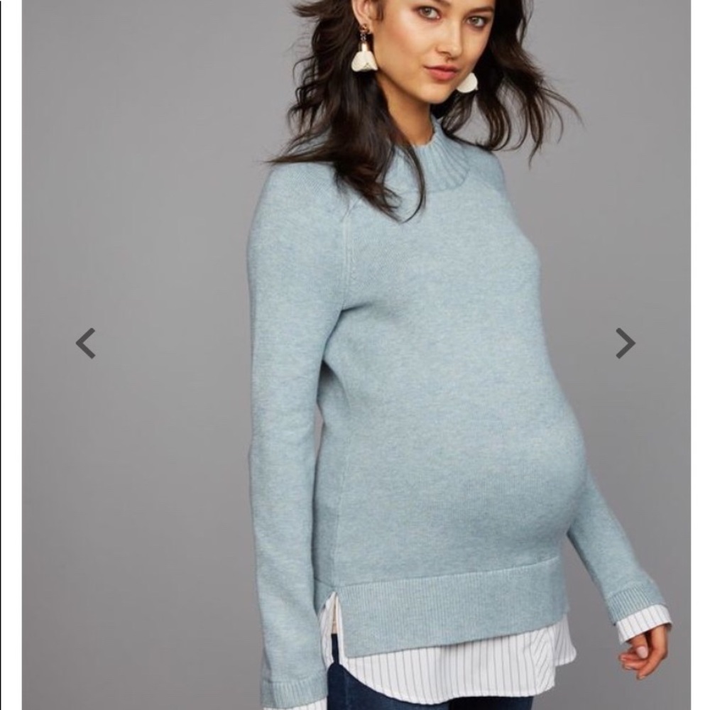 Mock Layer Maternity Wear